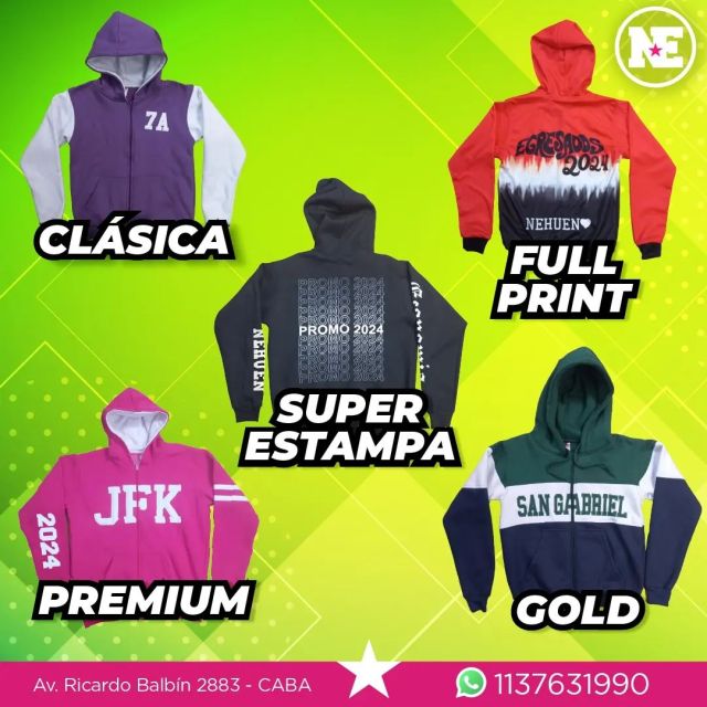 Camperas y remeras de egresados 2021 hot sale